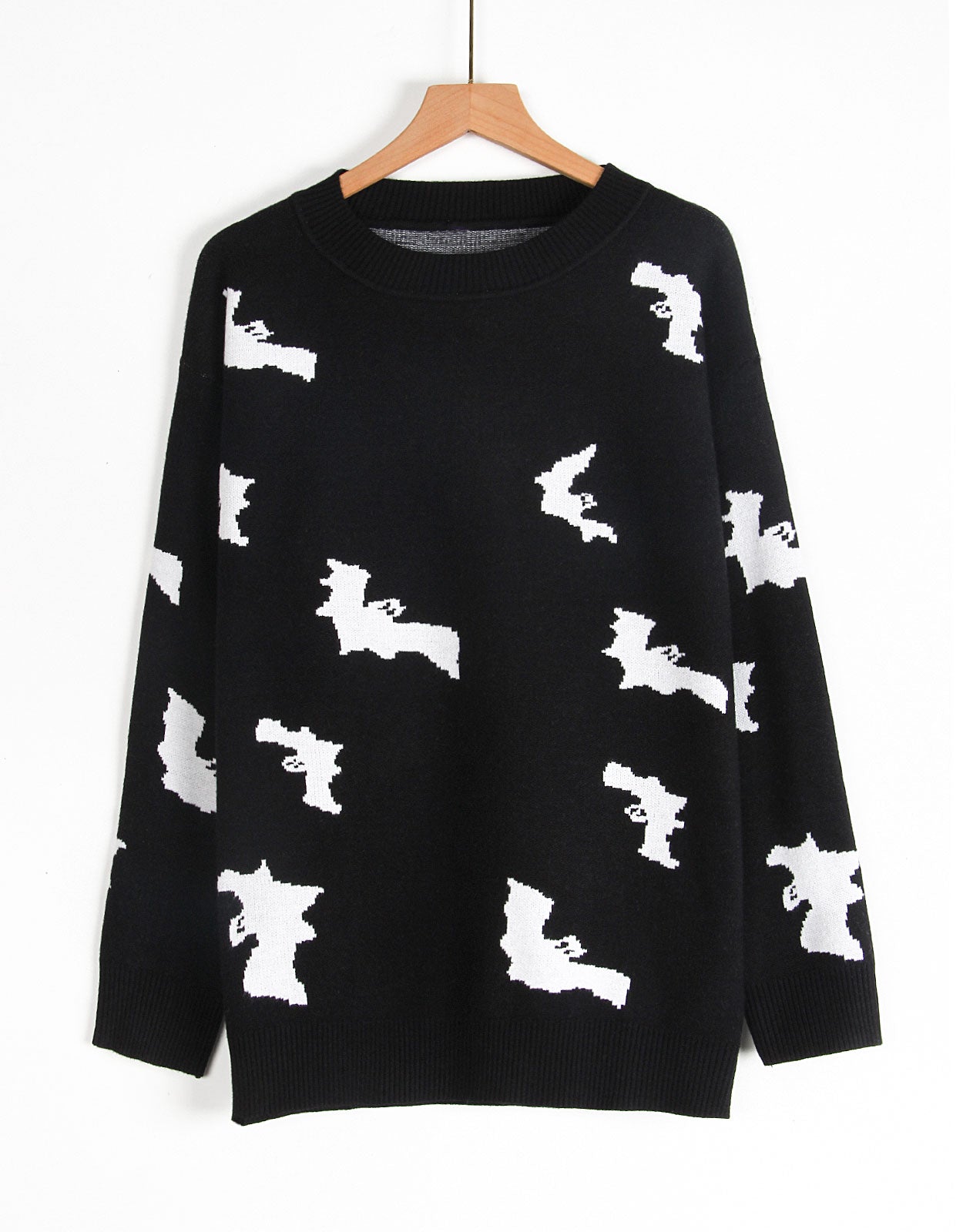 Sweaters for Women 2024 Halloween Trendy Pullover Sweaters Casual Crewneck Sweater