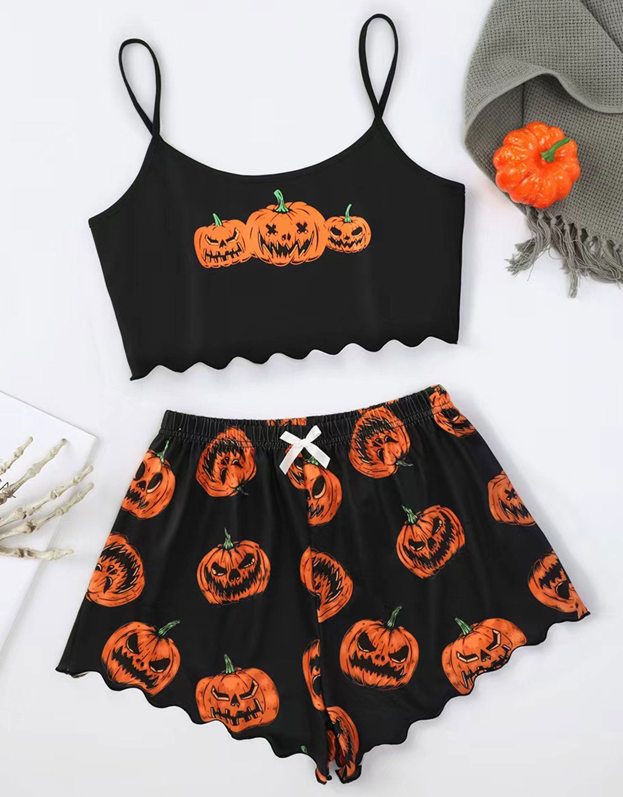 Pumpkin Pajamas Set