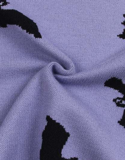 Sweaters for Women 2024 Halloween Trendy Pullover Sweaters Casual Crewneck Sweater