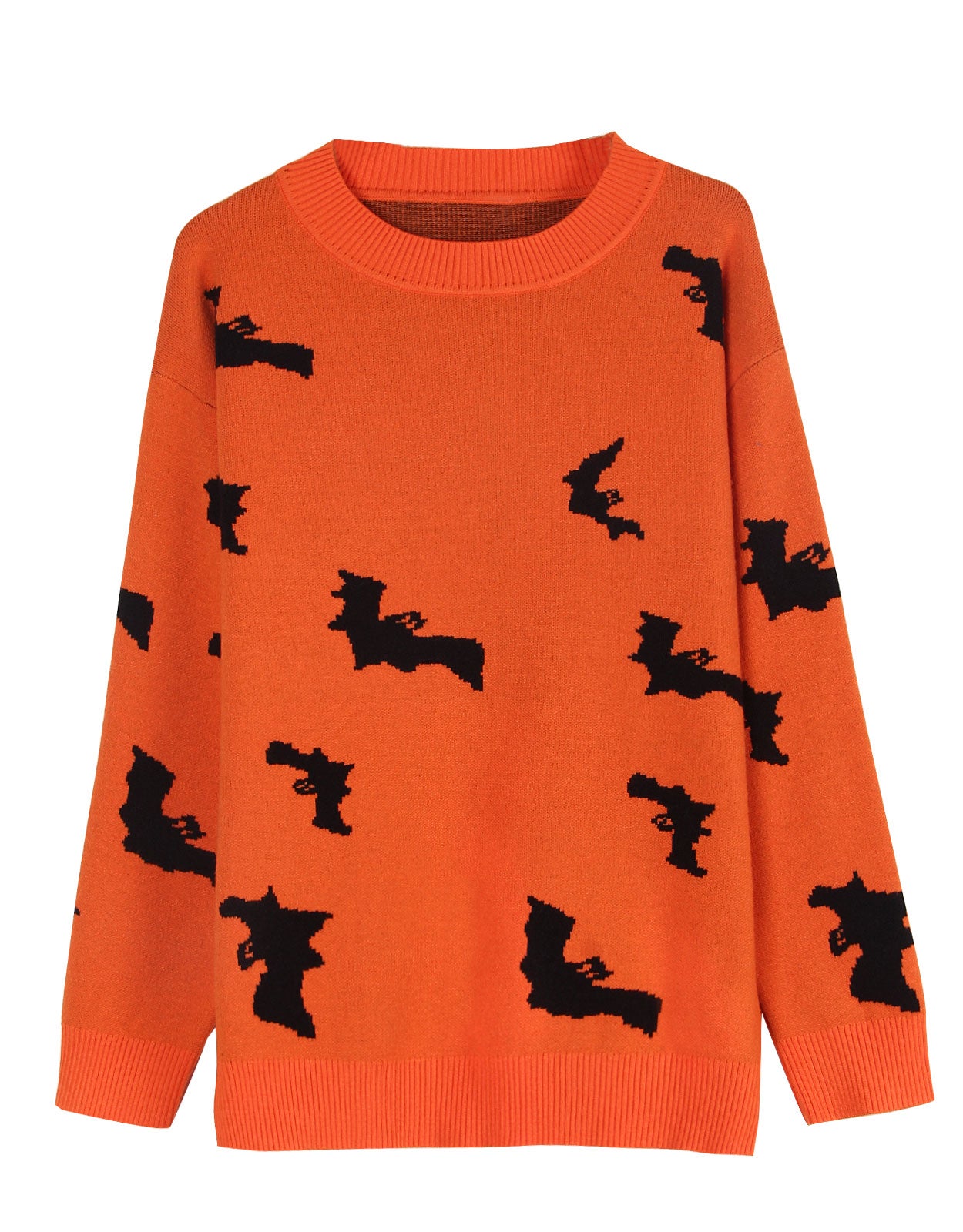 Sweaters for Women 2024 Halloween Trendy Pullover Sweaters Casual Crewneck Sweater
