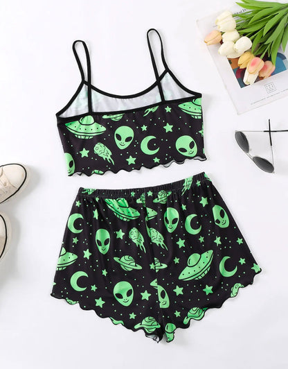 Alien  Pajamas Set