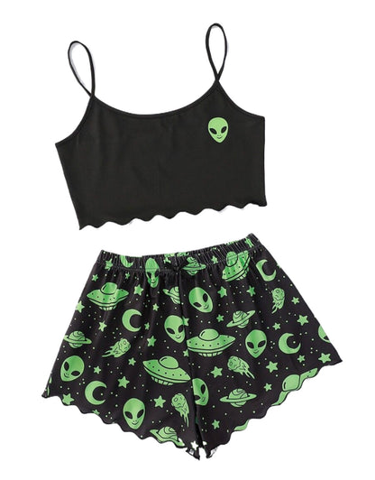 Alien  Pajamas Set