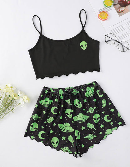 Alien  Pajamas Set