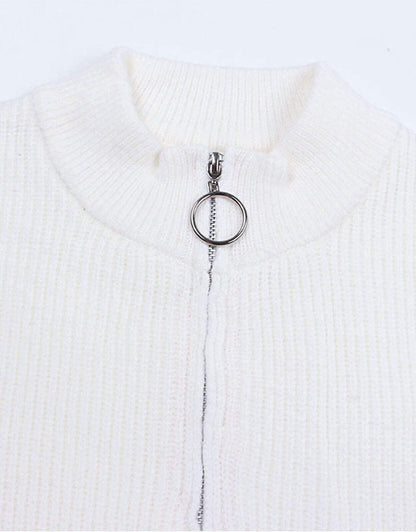 Valentine's Day Quarter Zip Striped Sweaters